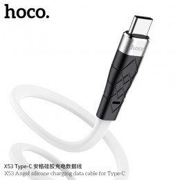 X53 Angel Silicone Charging Data Cable For Type-C-White